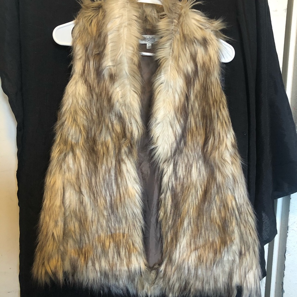 Charlotte Russe Faux Fur Vest